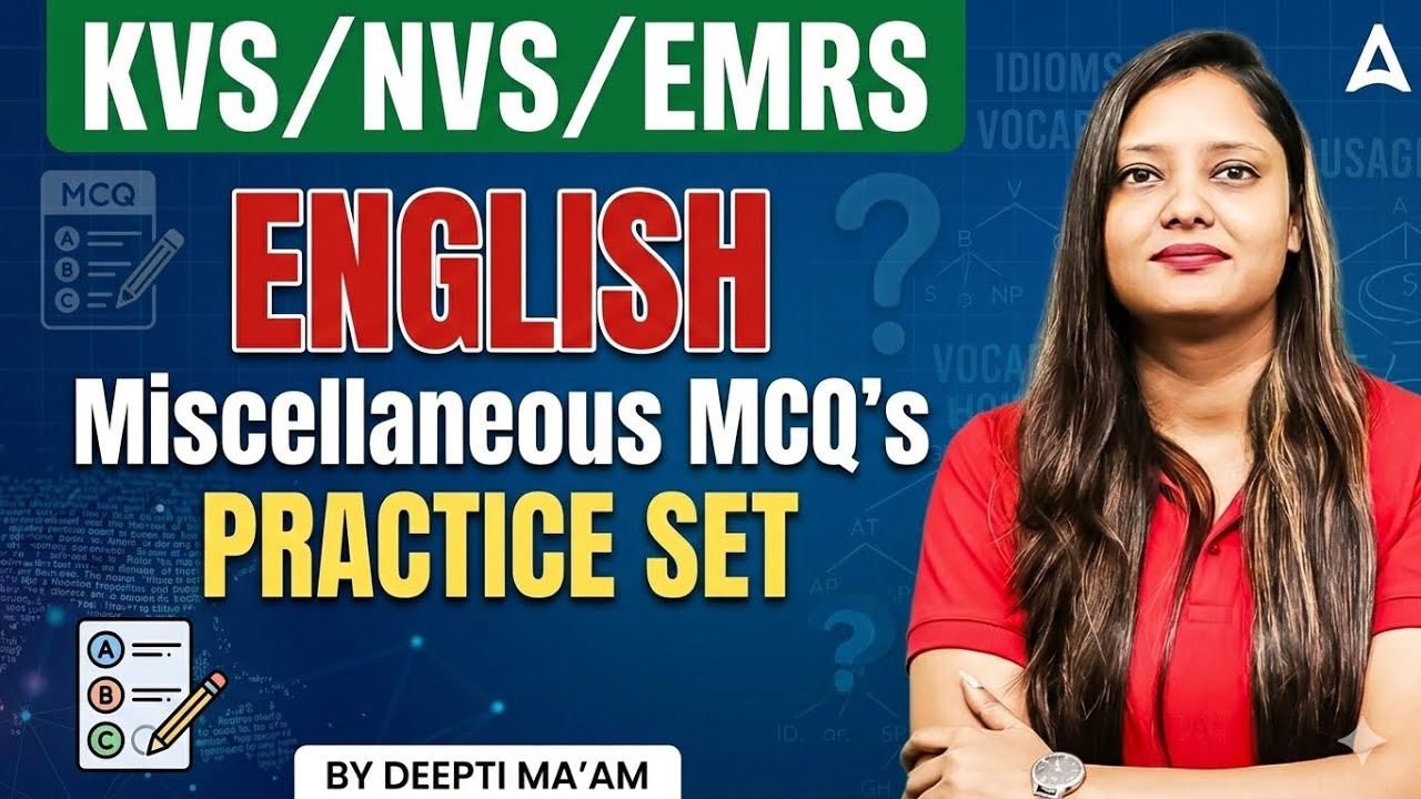 KVS Tier 2 English Preparation | English Miscellaneous Que. | KVS NVS Tier 2 TGT/PGT English Classes