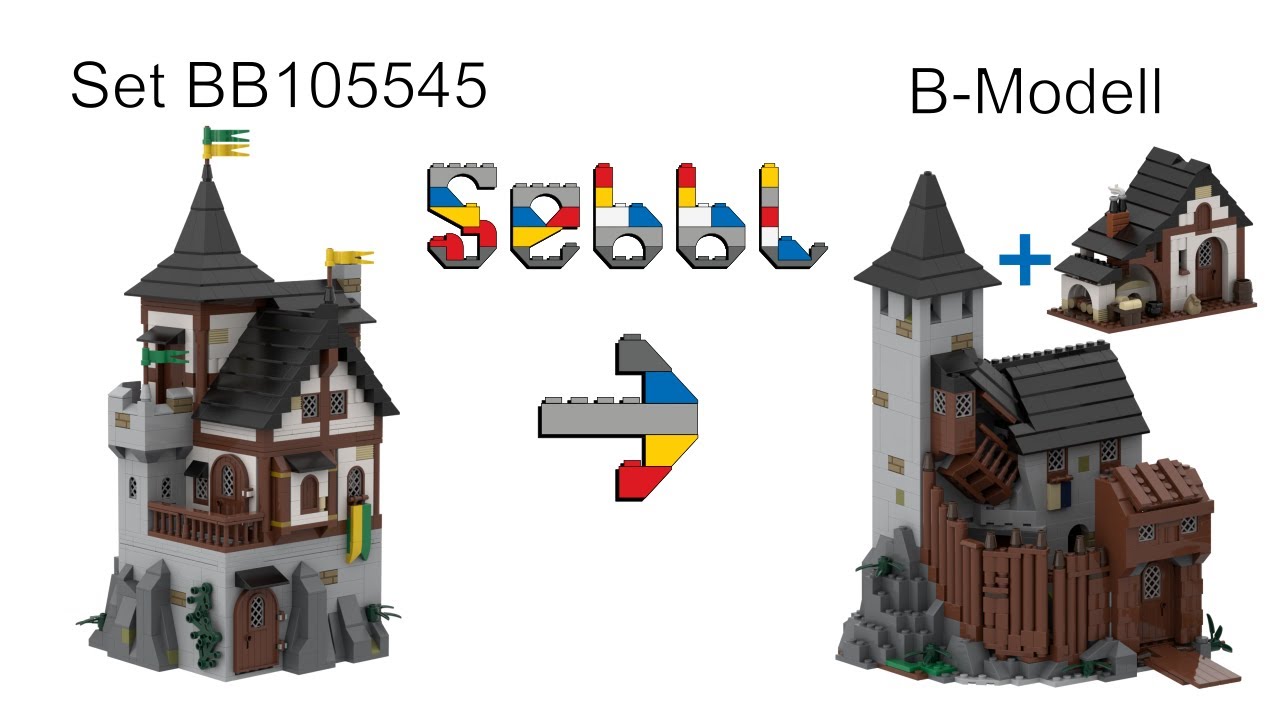 BlueBrixx® 105545 B-Modell - Beliebte Baustein Burg in klein!