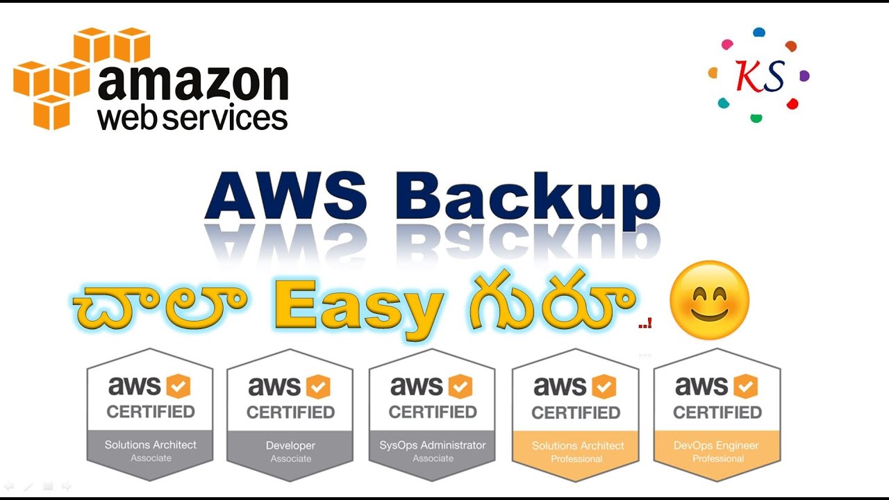 AWS Backup |  Backup Restore | Backup Scheduling and Techniques in Telugu by Kartikeya