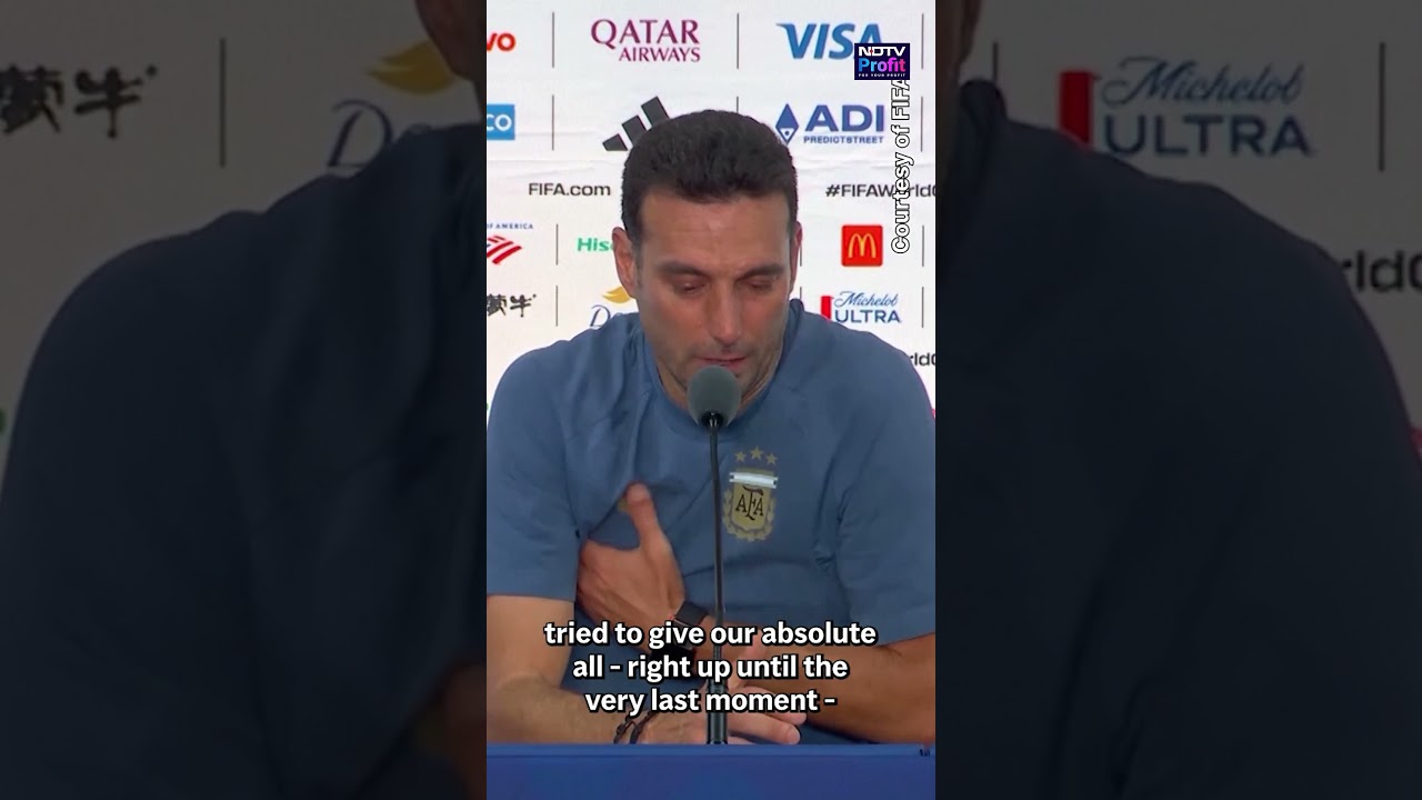 'It Hurts My Soul': Lionel Scaloni Breaks Down After Argentina&rsquo;s World Cup Final Defeat | #shorts