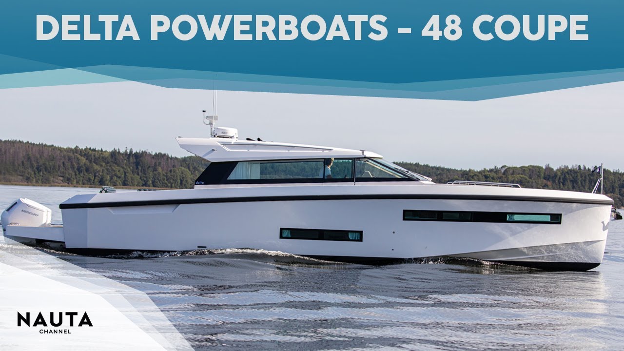 DELTA Powerboats - 48 Coupé - yacht tour esterni e cabine