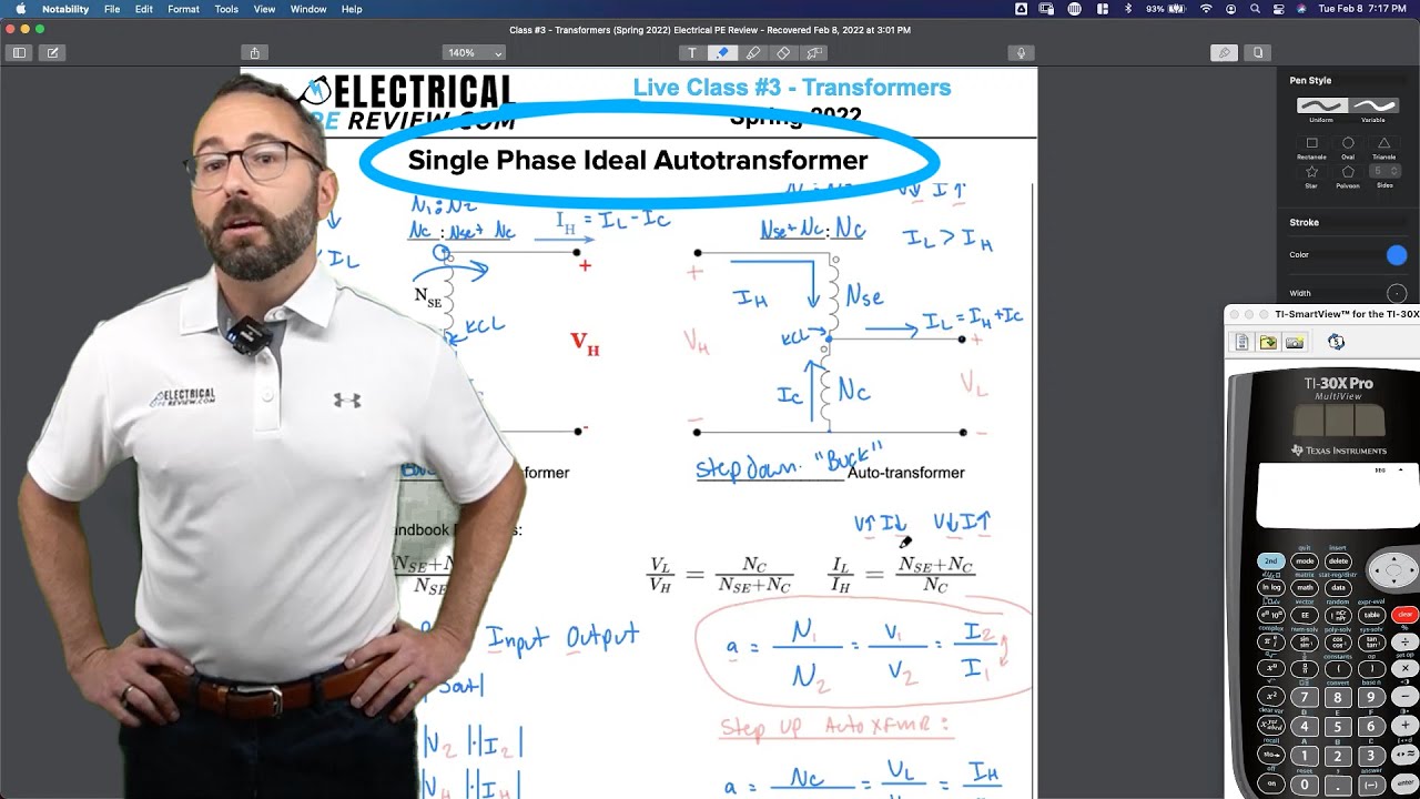 Autotransformers: Step up, Step Down, Boost, and Buck for the CBT Power PE Exam 2022