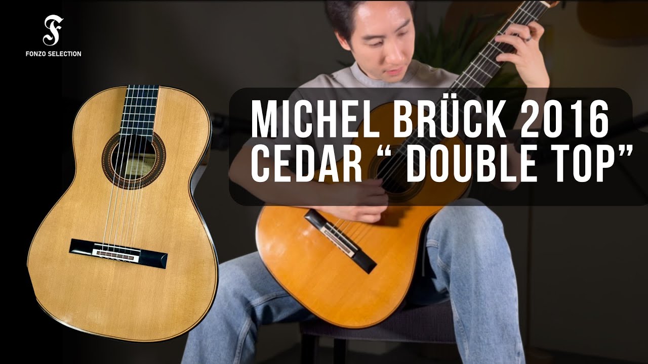 Michel Bruck 2016 Cedar Double Top , Brazilian Rosewood
