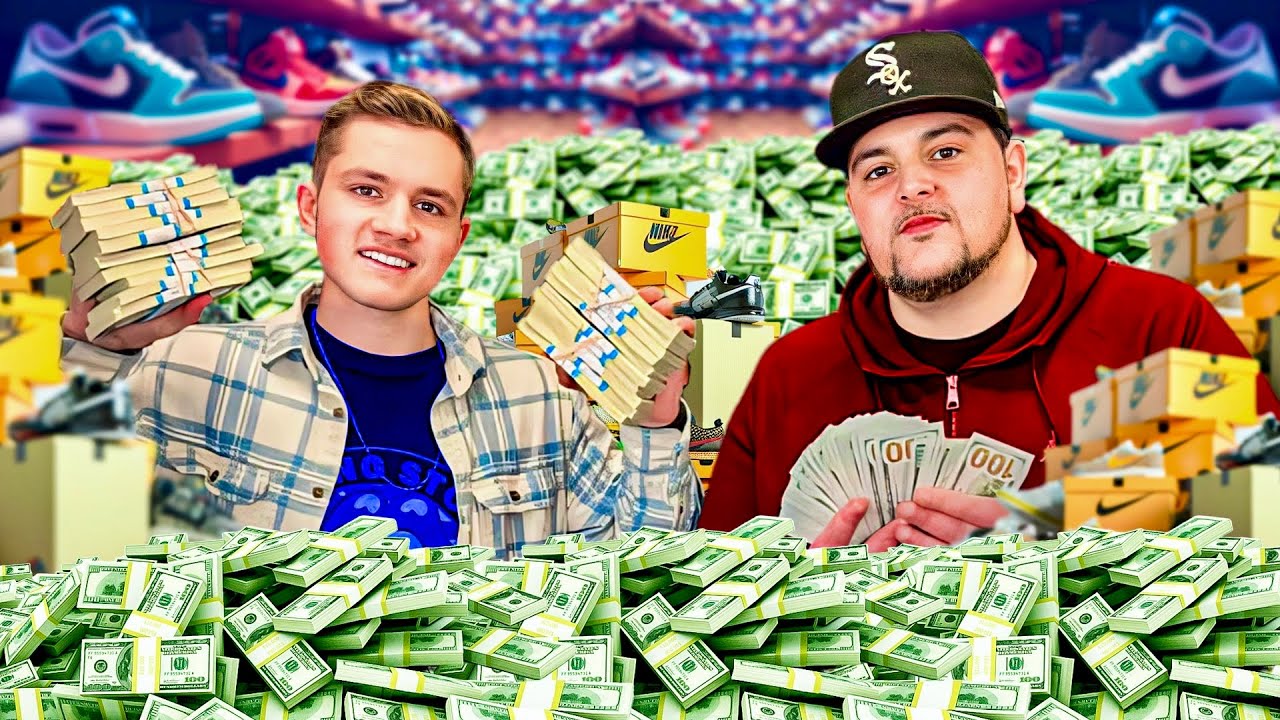 I BOUGHT SNEAKERS USING $1 BILLS!