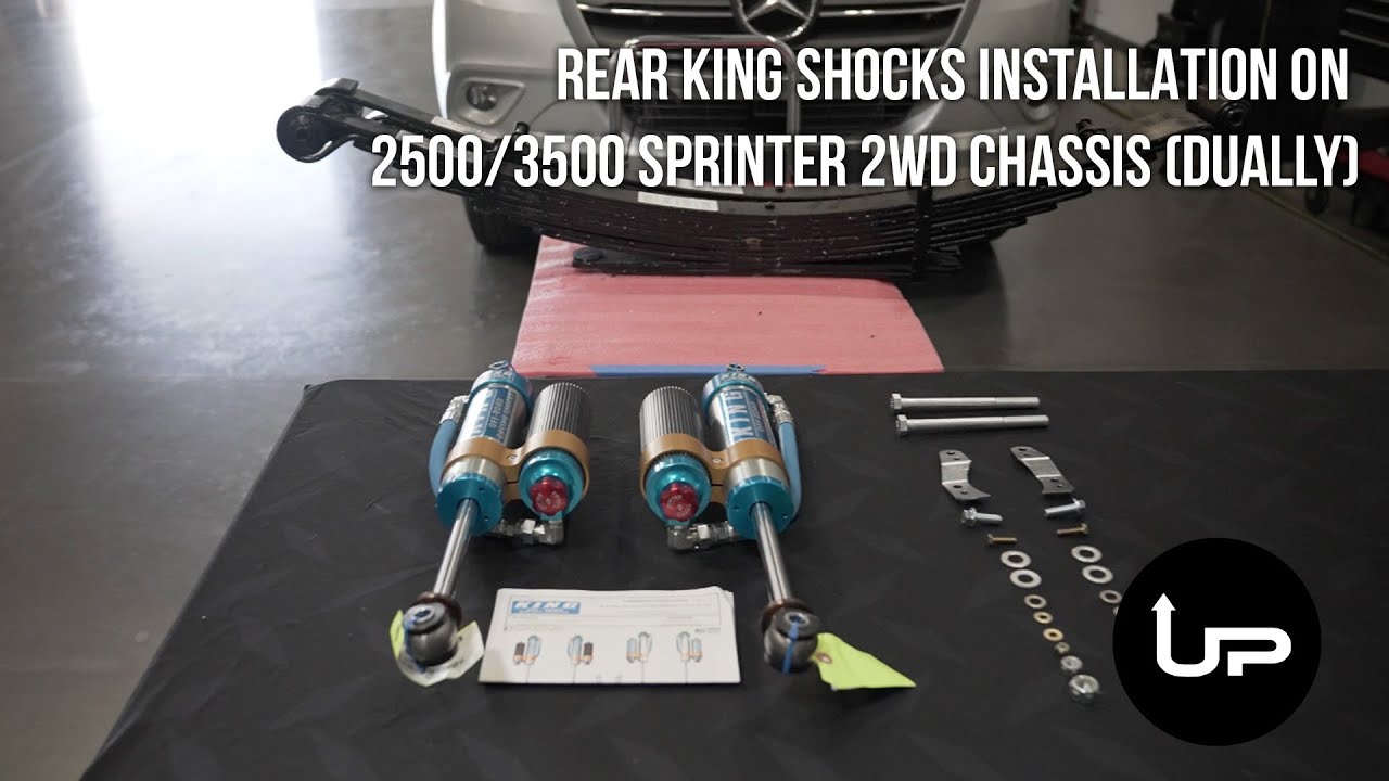 Vanup x King Shocks 2500_3500 Sprinter 2WD Rear Shock Install