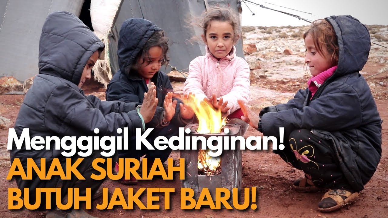 DINGIN MENGGIGIL, BEGINI NASIB ANAK-ANAK KORBAN PERANG SURIAH