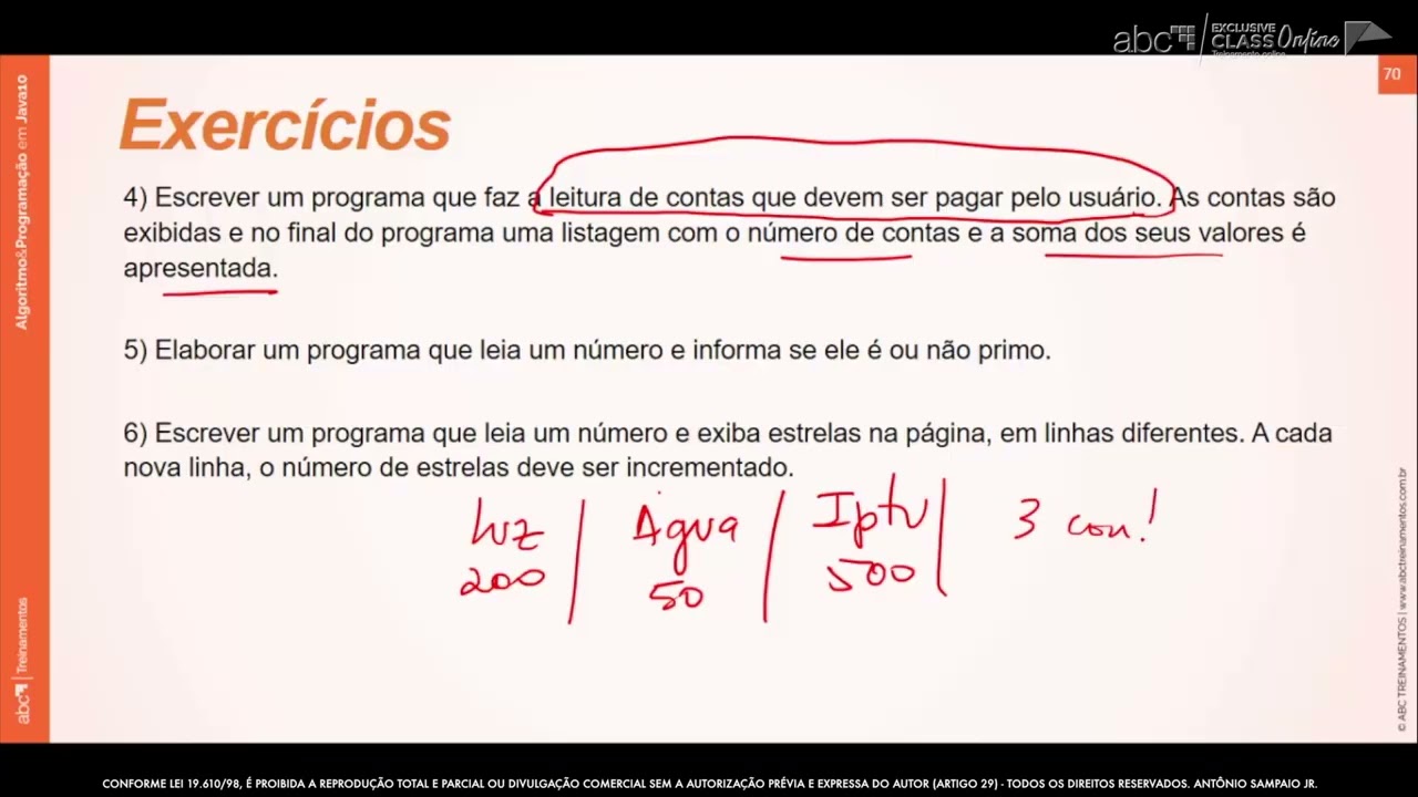 Curso 01: Algoritmos & Programação em JAVA 21 - Unidade 4 - Estrutura 'Break&Co' - Parte4 (vídeo 62)