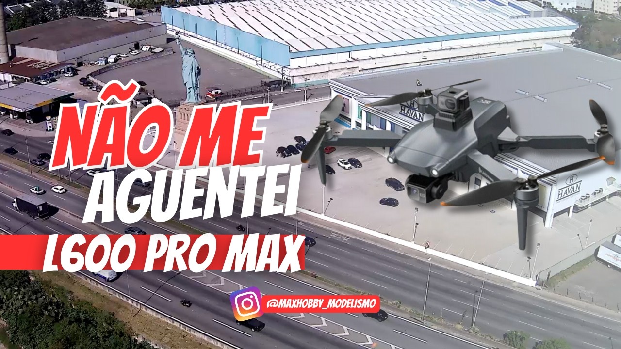 DRONE L600 PRO MAX! Desempenha bem na cidade mesmo com ventos fortes ?
