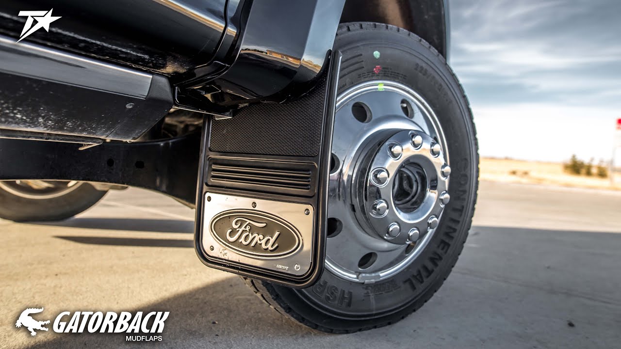 Передние брызговики Gatorback для Ford F-450/550 Super Duty 2017-C — установка