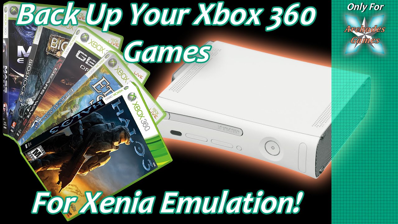 Легкое резервное копирование игровых дисков Xbox 360 и цифровых названий для Xenia на ПК/Linux/Xb...