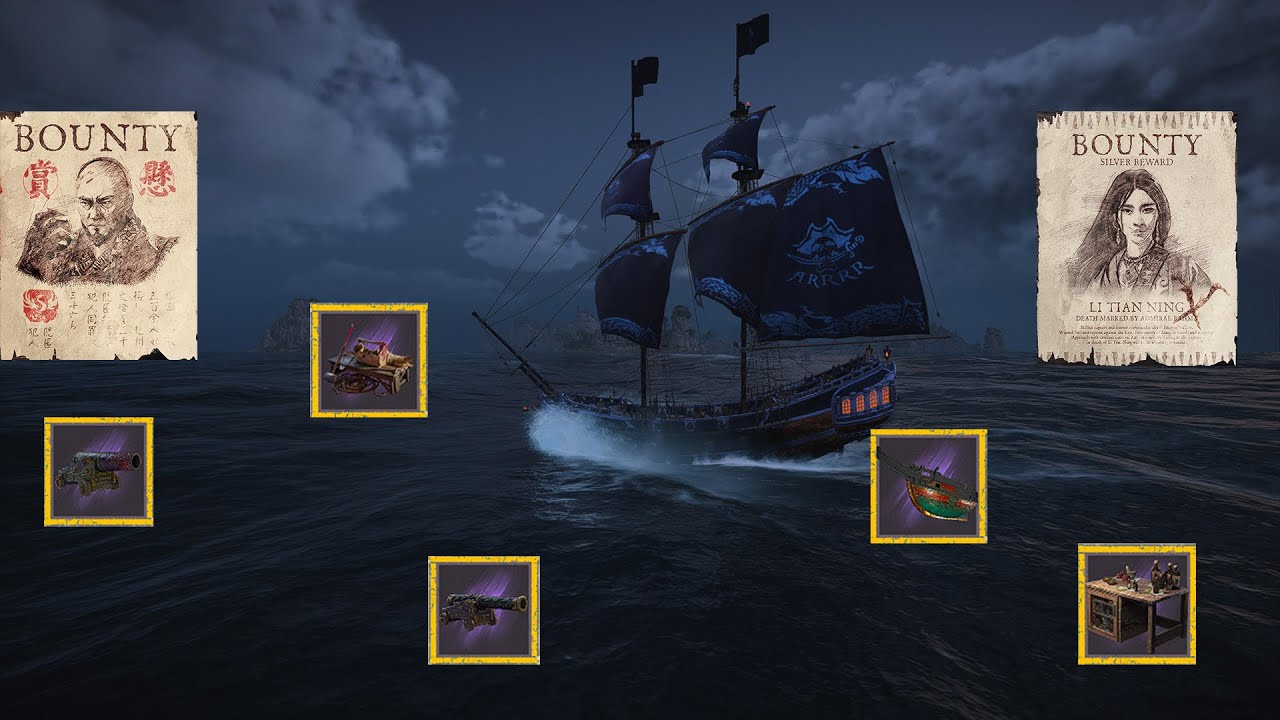 Skull And Bones. S3 HeadHunter Snow build.(Crew attack healing)