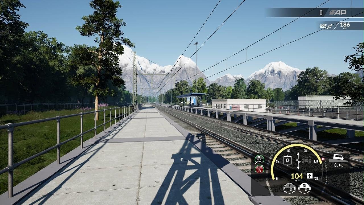 Train Sim World 5 London overground Class 377/2 at speed