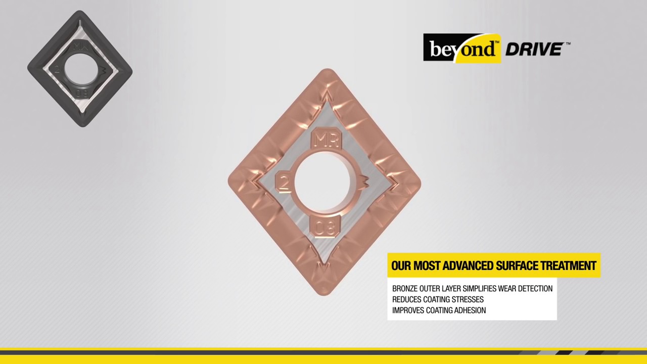 Kennametal&rsquo;s Beyond&trade; Drive&trade; Inserts