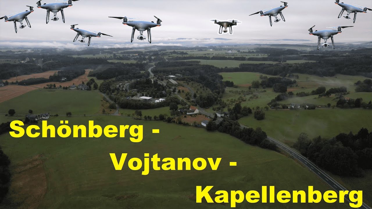 Sch&ouml;nberg, der ehemalige Grenz&uuml;bergang - Sch&ouml;nberg - Vojtanov und der Kapellenberg