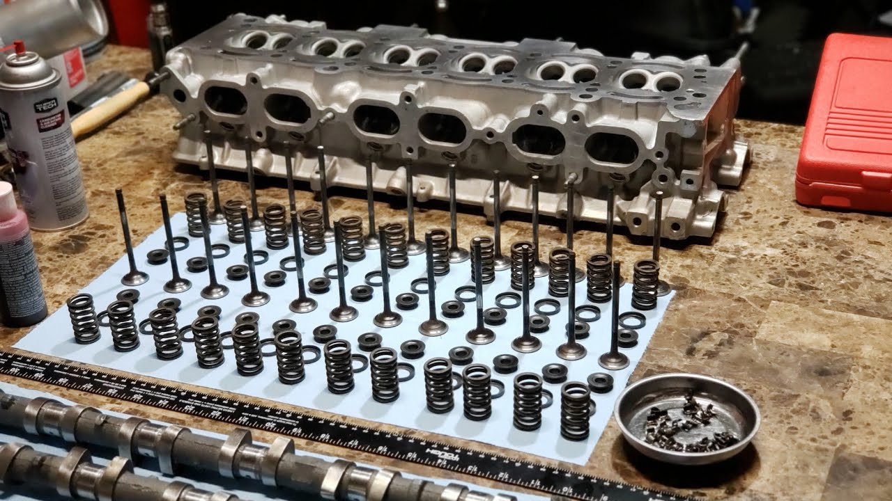 7mgte valvetrain and valve seal installation.
