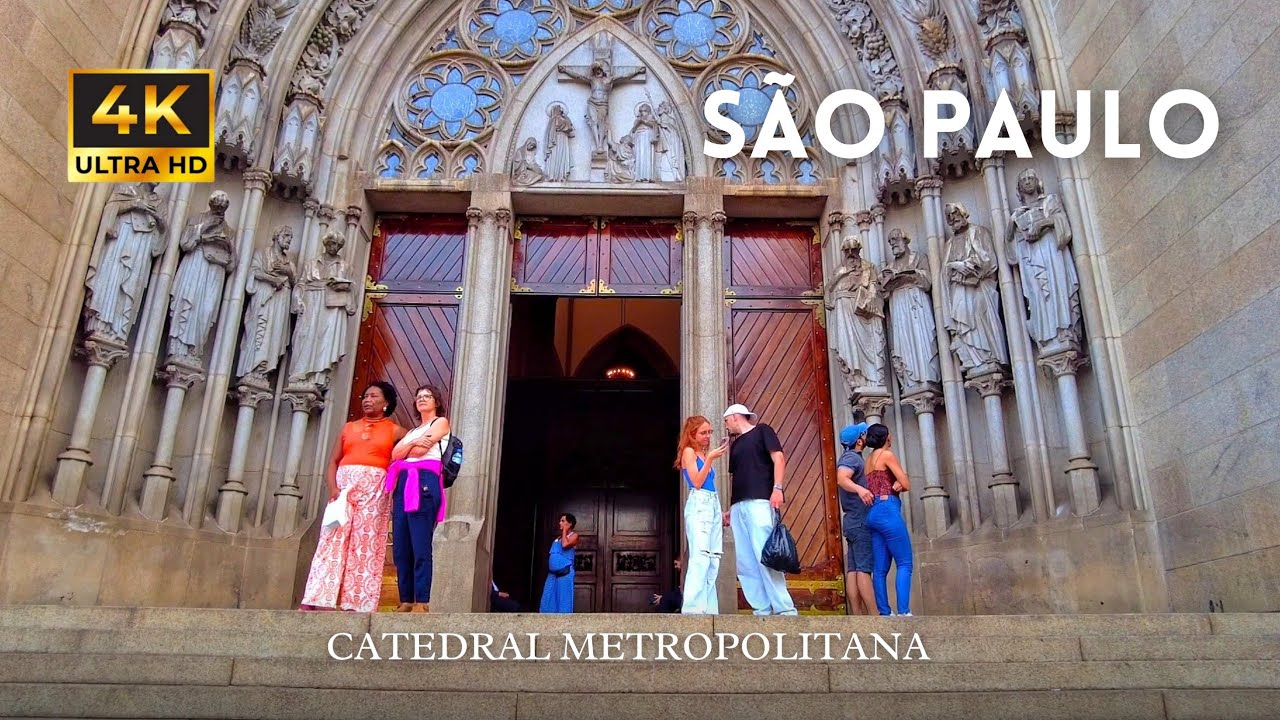 Catedral da Sé e Praça da Sé - São Paulo 4K