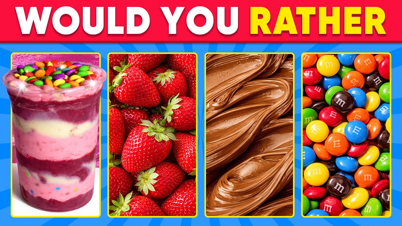 Would You Rather...? Sweets Special 🌈 Candy & Desserts Edition 🍬🍩 Daily Quiz