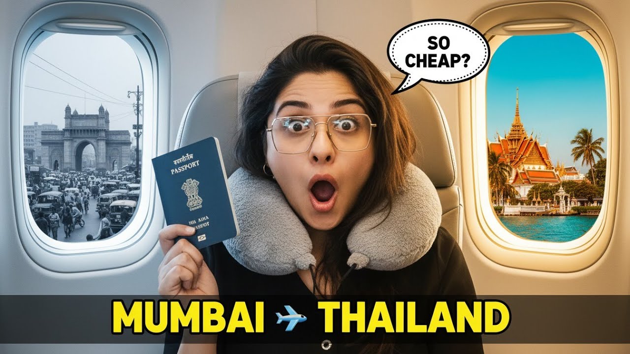 India 🇮🇳  to Thailand 🇹🇭 on a Budget | Cheap Flights, eSIM, Currency & Transport Guide