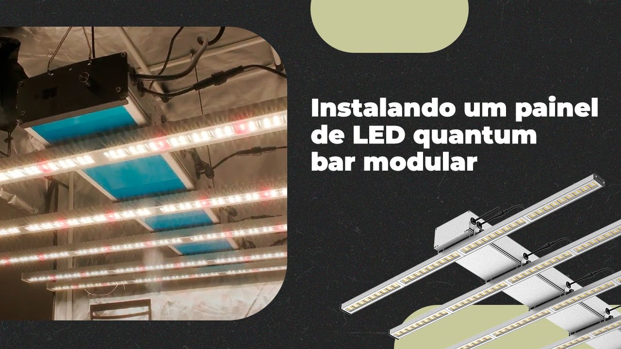Unboxing + Instalação do Painel Quantum Bar Modular da leds indoor: Tutorial Passo a Passo