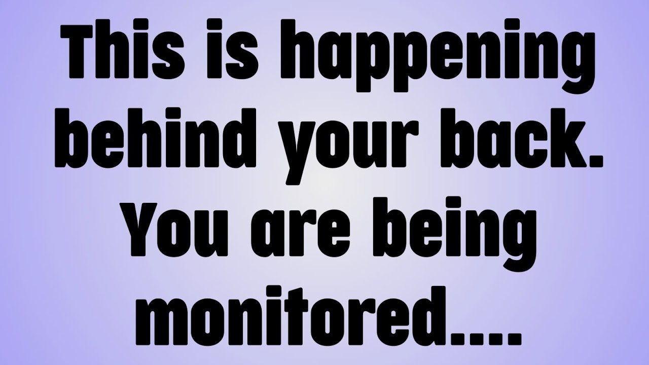 💸This is happening behind your back. You are being monitored. . .