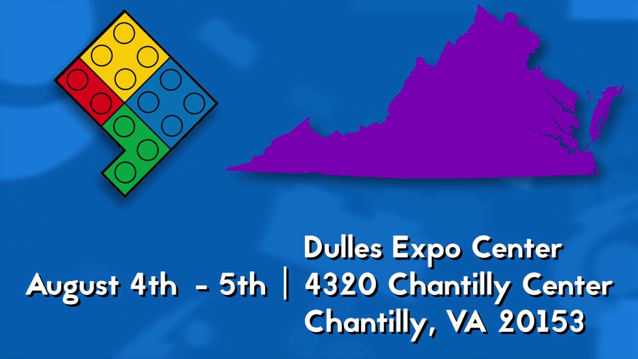 The TTV Channel is going to Brickfair Virginia 2019! (August 3rd - 4th)