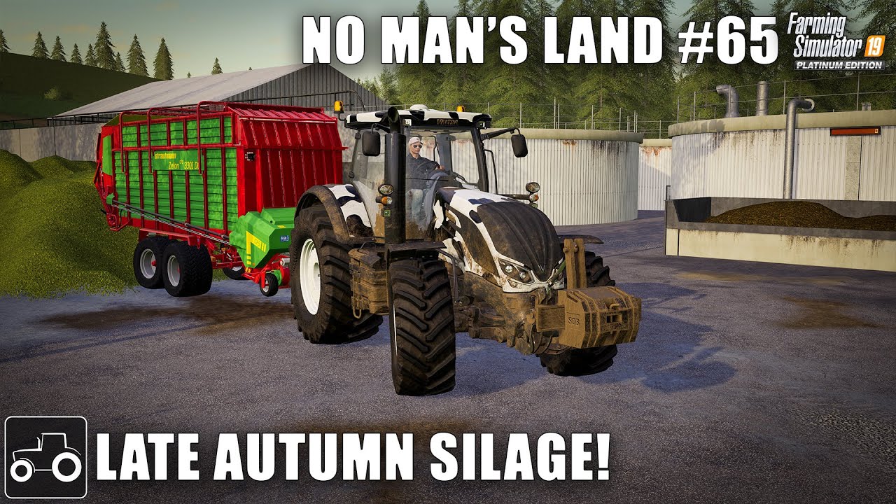 Late Autumn Silage, Spreading Lime & Digestate, No Man's Land #65 Farming Simulator 19 Timelapse
