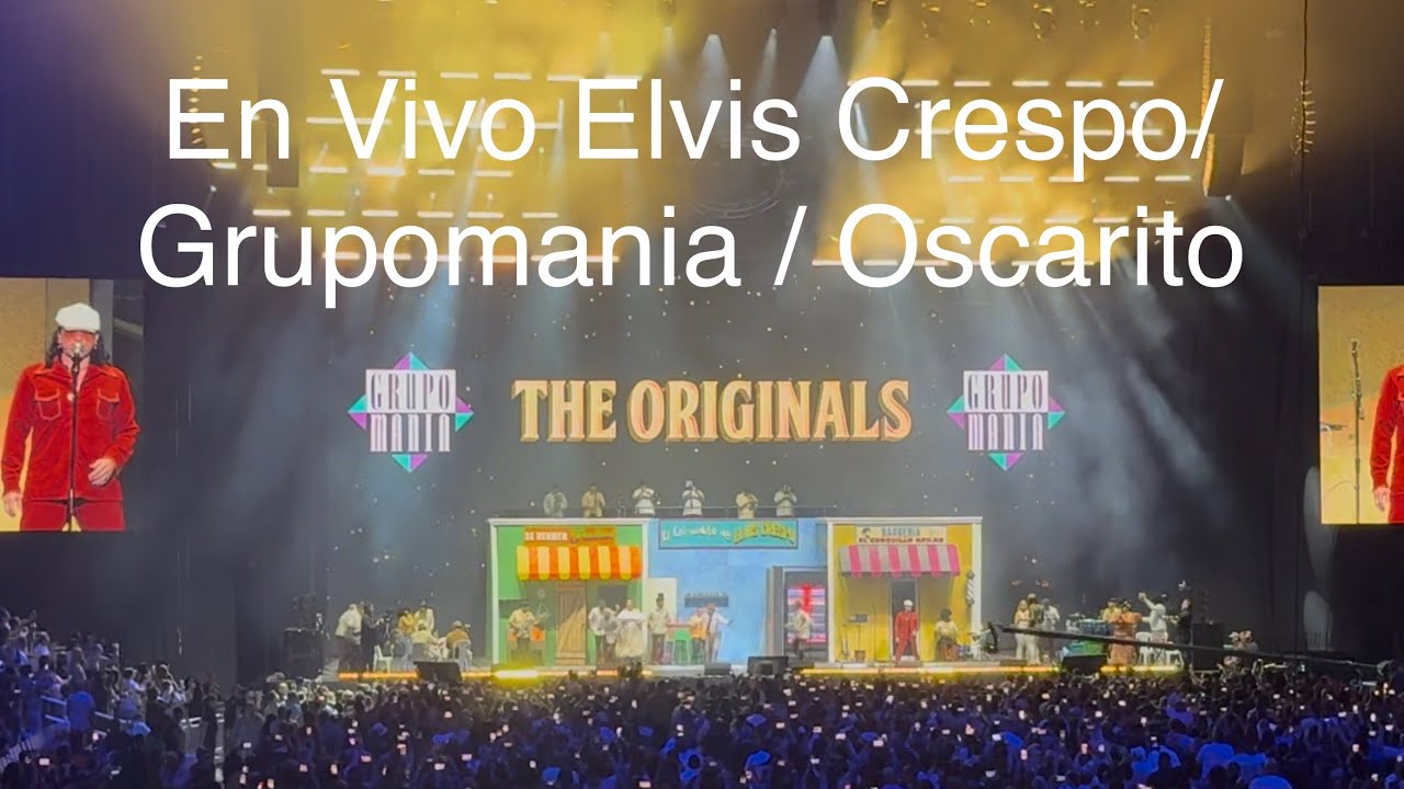 MÚSICA EN VIVO / ELVIS CRESPO Y GRUPO MANÍA  2026 /GRABADO EN IPHONE 16 PRO MAX / SONIDO REAL