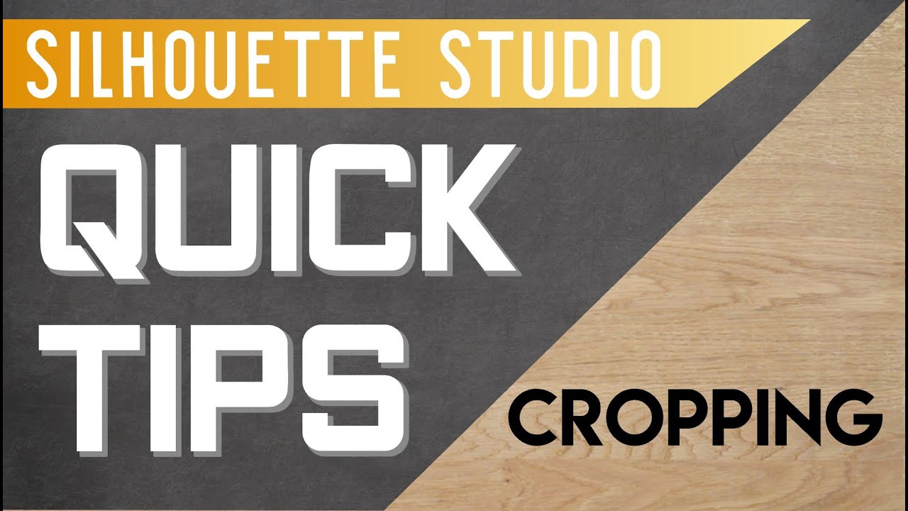 Silhouette Studio Quick Tips - Cropping to shapes, text and numbers