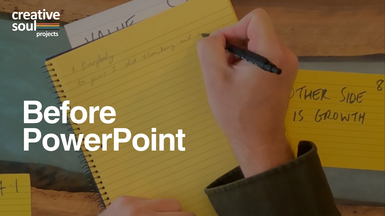 How I Prepare a Keynote (On Paper First)