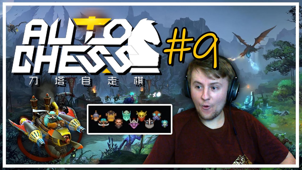 2 Star Gyrocopter Is Too Strong! // DOTA 2 Auto Chess Full 1st Place Game