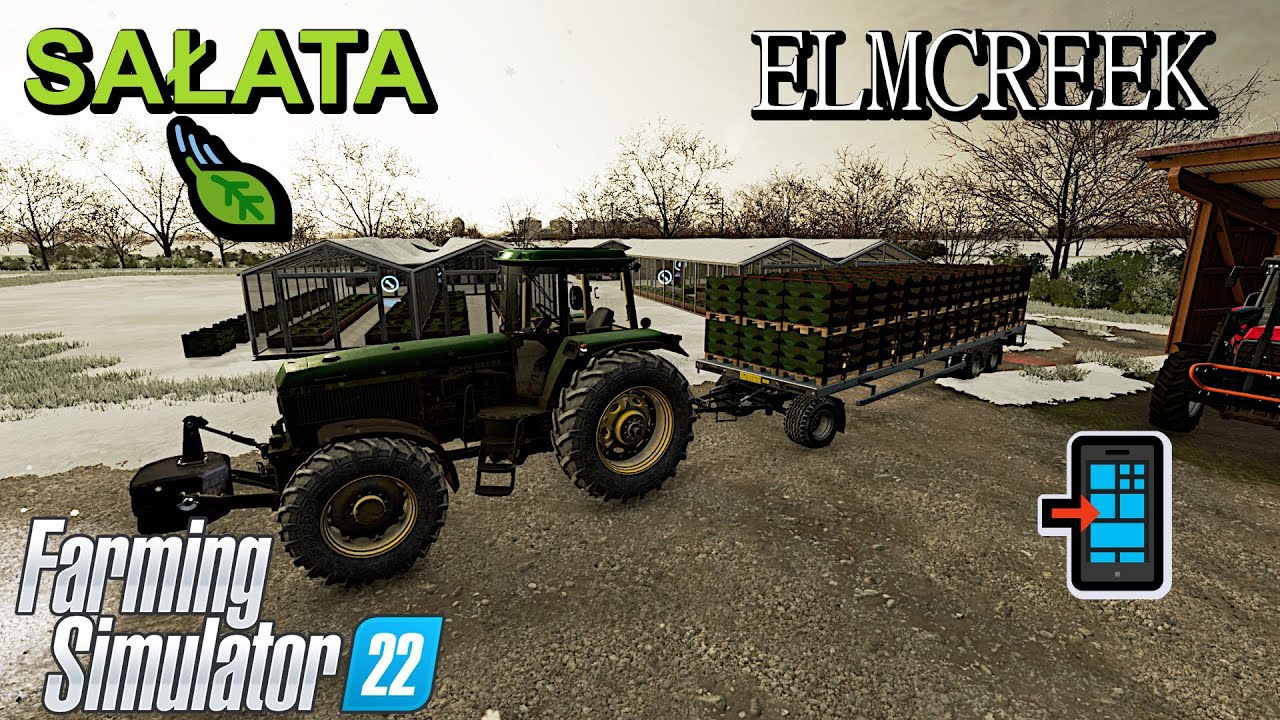 Sałata ze szklarni sprzedaż❗❗  Farming Simulator 22 Elmcreek  gameplay pl 10