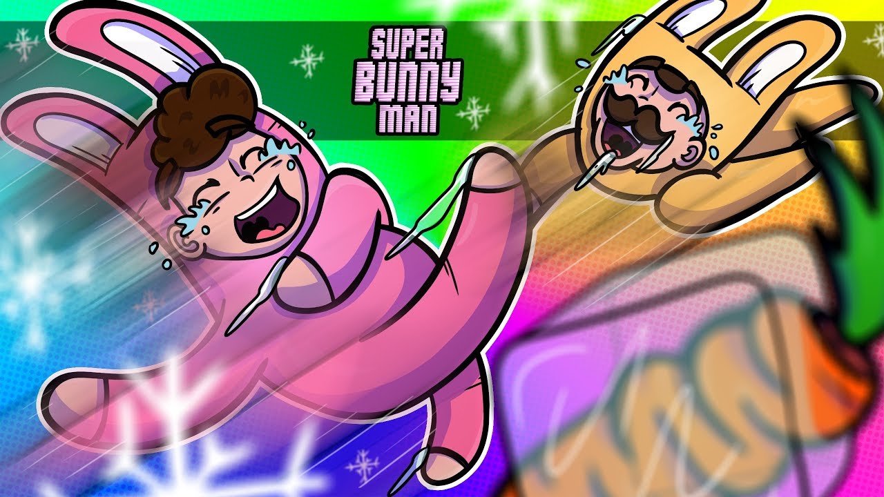 🔥 KRÓLICZKI NA MROZIE ODMROŻĄ SOBIE... | SUPER BUNNY MAN /w Puzonik