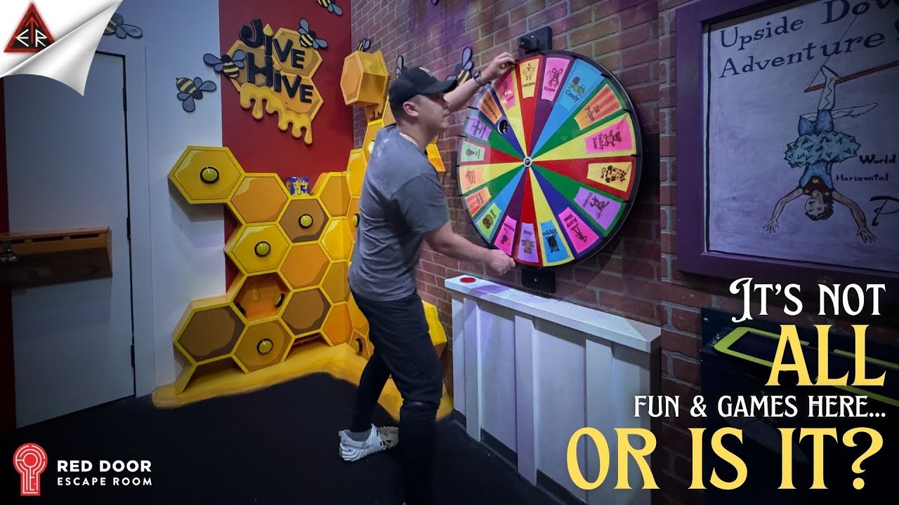 Is it ALL fun & games at RED DOOR ESCAPE ROOM?? Watch and find out!!