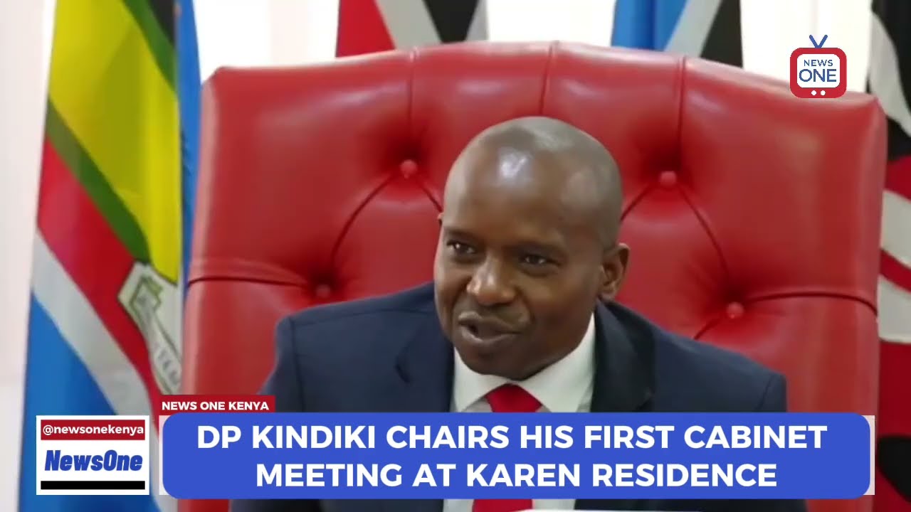 DP Kindiki chairs his first Cabinet Meeting at Karen Residence