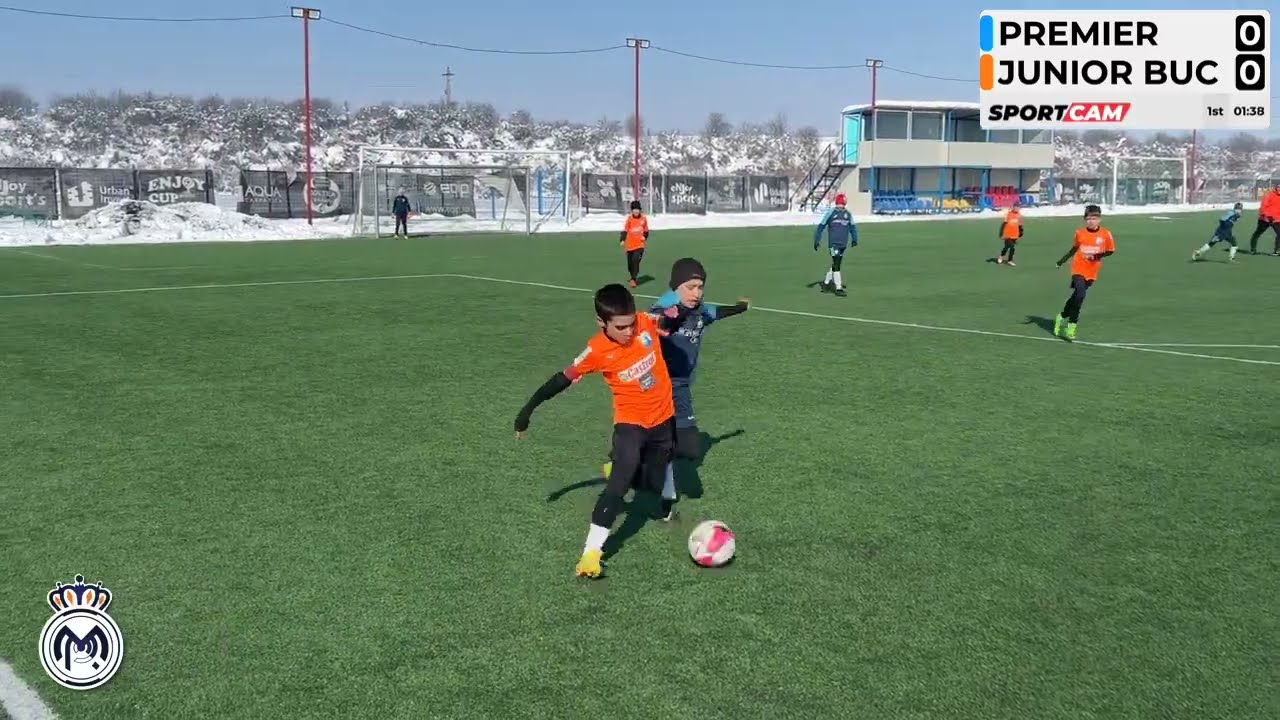 2023-02-11. Premier 2013 - Juniorul Bucuresti (3-0). Meci 3 grupe Enjoy Winter Sport CUP Brasov