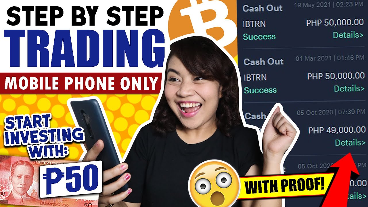 Bitcoin Trading at ₱50 Using PHONE | PDAX App TUTORIAL #StartWithPDAX