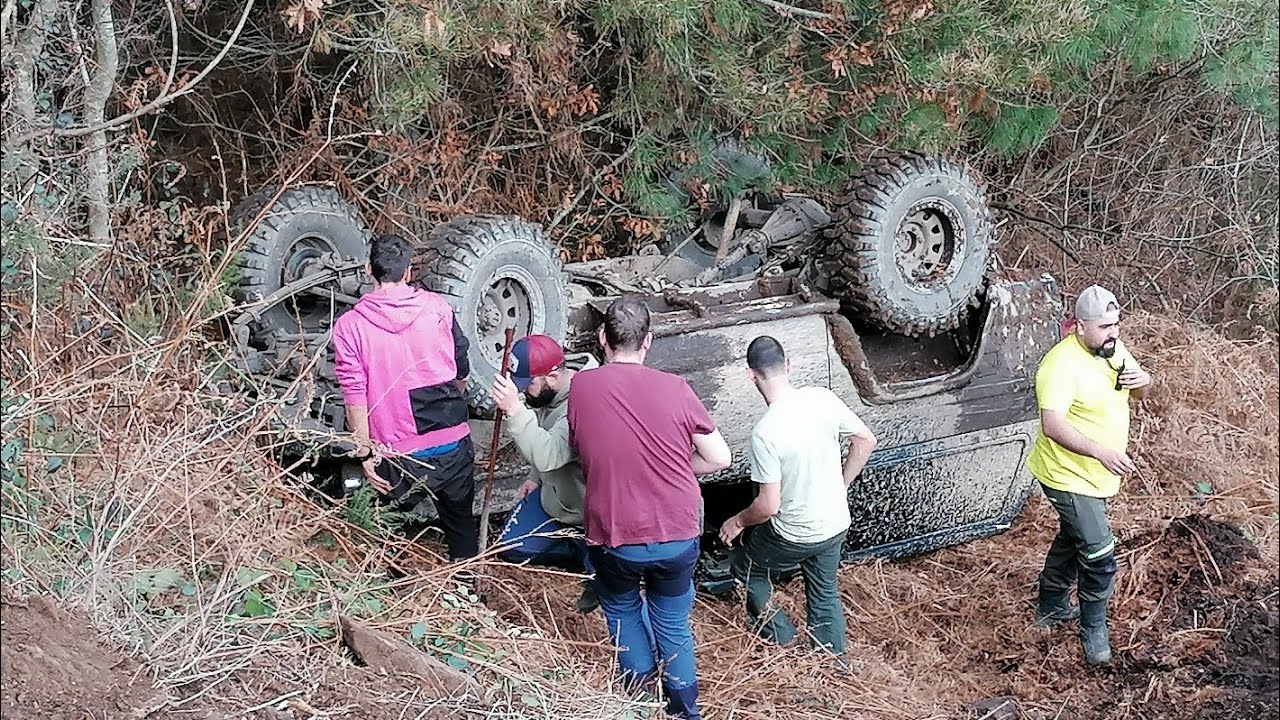 Vuelco Monte Xalo Xtrem Todoterreno Nissan Patrol 260 BMW Roll Over #4x4 #offroad #zumbalacazan4x4