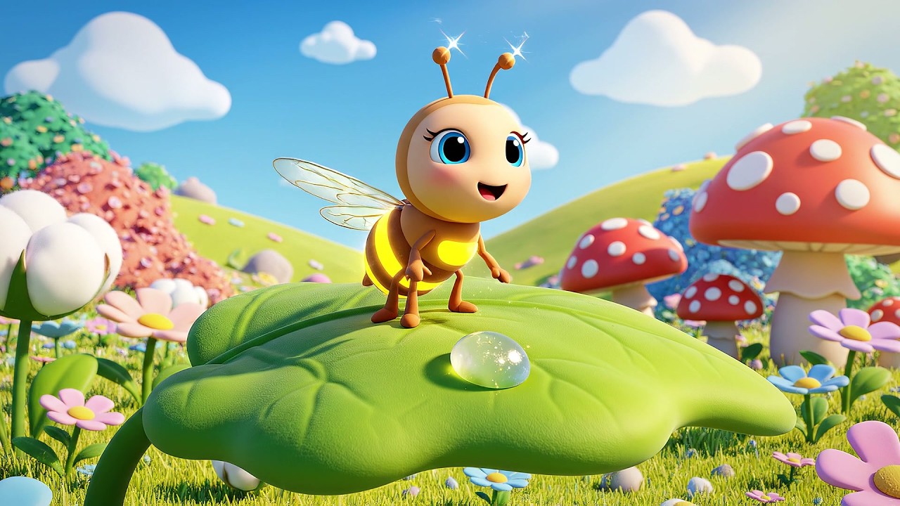 Six Little Toy Fireflies Glow Glow Glow | Magical Bedtime Song & Counting for Kids