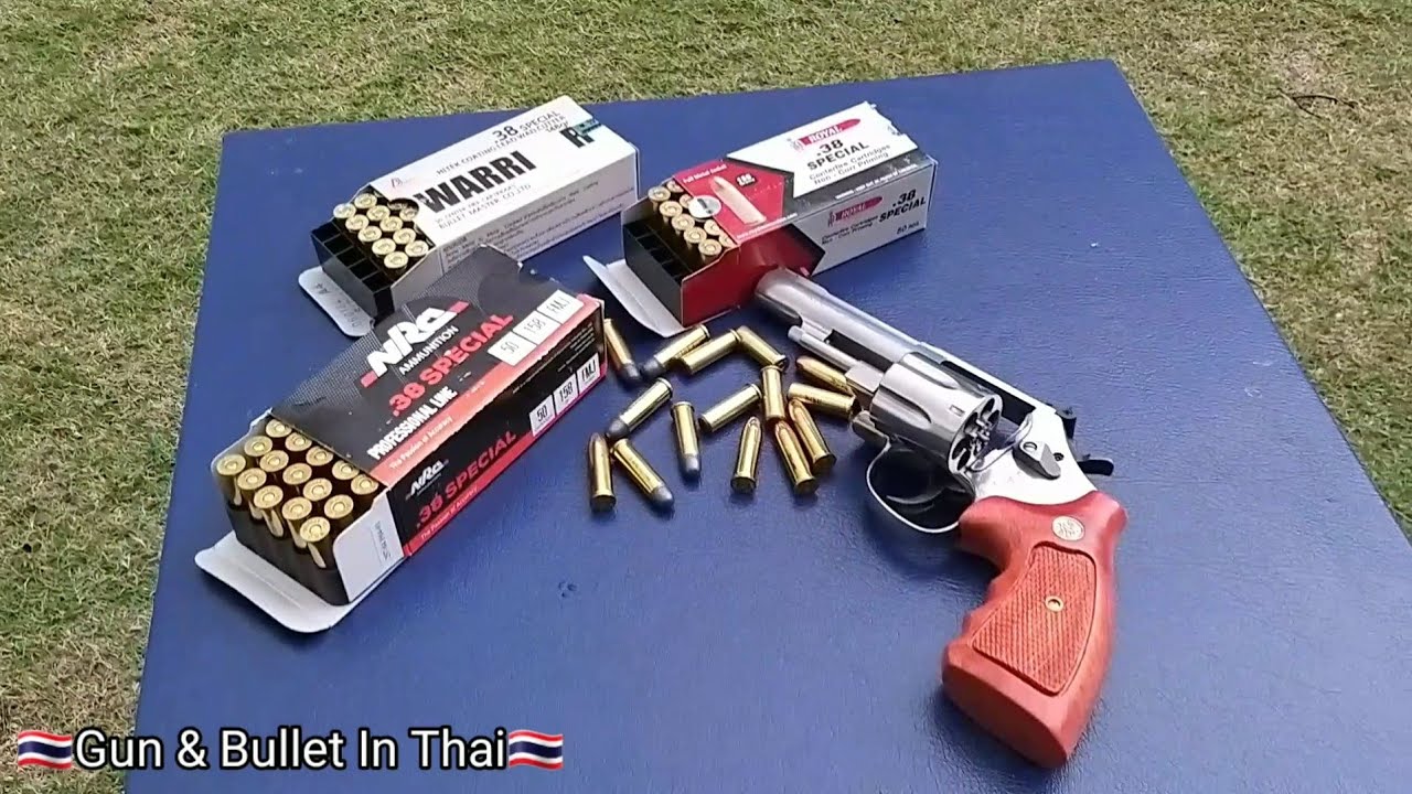 รีวิวยิงทดสอบปืนลูกโม่ Smith & Wesson M67-5  .38 Special +P
