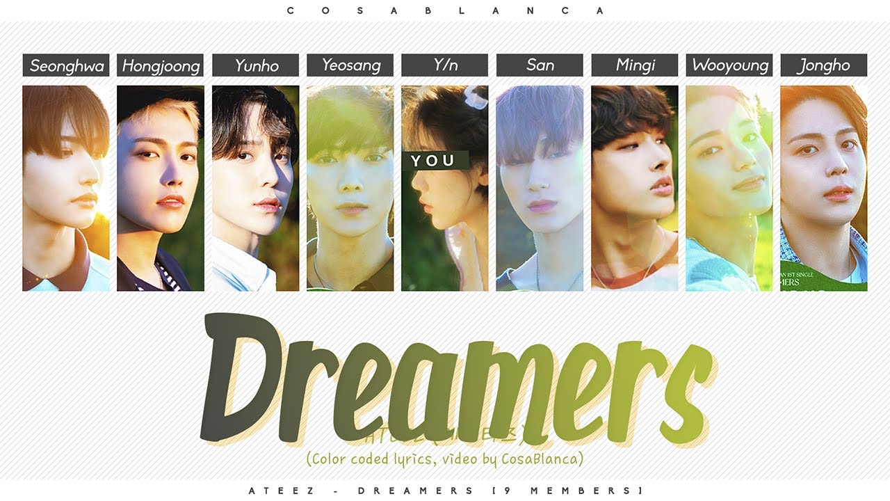 [ATEEZ 에이티즈] Dreamers : 9 members (You as member) KARAOKE