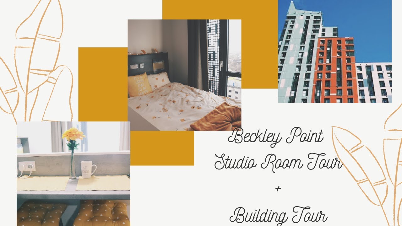 My Uni Studio Room Tour! 2020 | Beckley Point Studio Room + Building Tour | Plymouth University