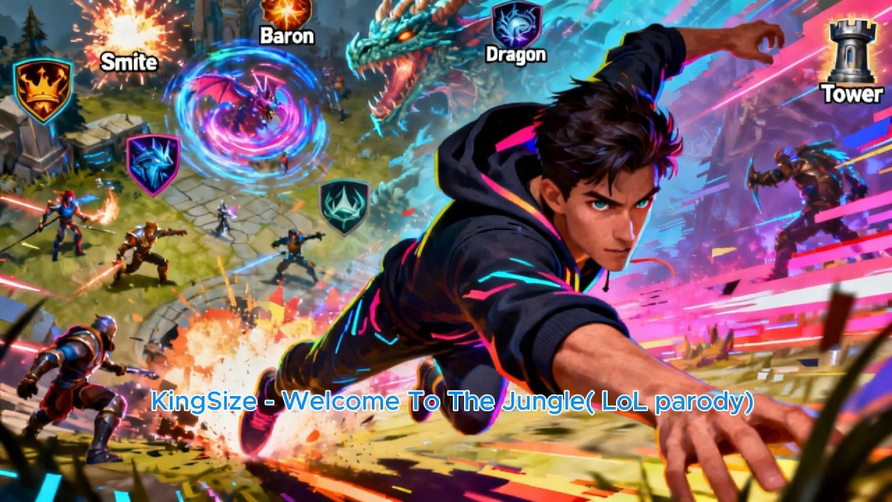 🎸 KingSize - Welcome To The Jungle (LoL parody) 🎮