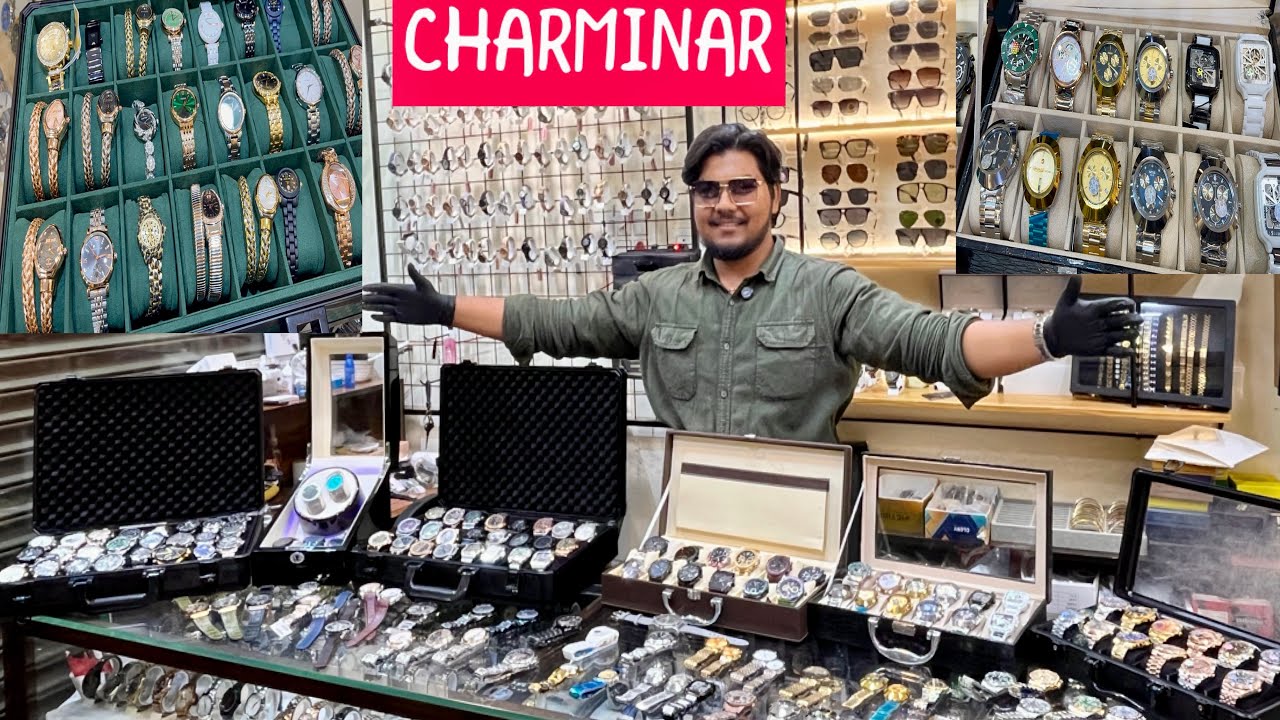 Hyderabad😱mostviral ||Taostry✨watch shop  in Charminar||new Collection 😱Trending#viralvideo 🔥🔥