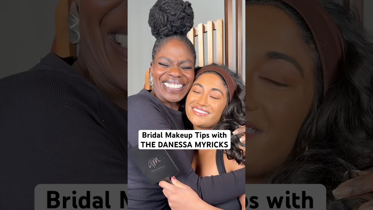 | GOT TO LEARN FROM THEEEE DANESSA MYRICKS bridal makeup tips💍👰&zwj;♀️