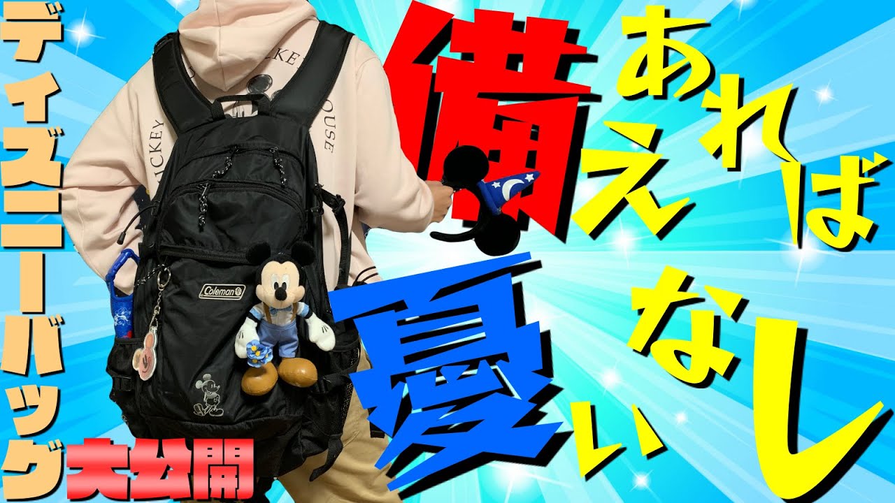 心配性なオタクのディズニーバッグの中身がヤバすぎた【りょー編】