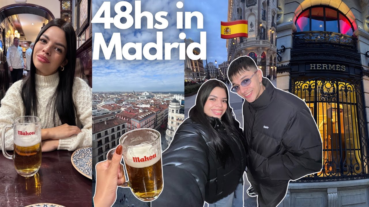 48H en MADRID 🇪🇸 probando comida española, compras, paseo y mucho más! VLOG