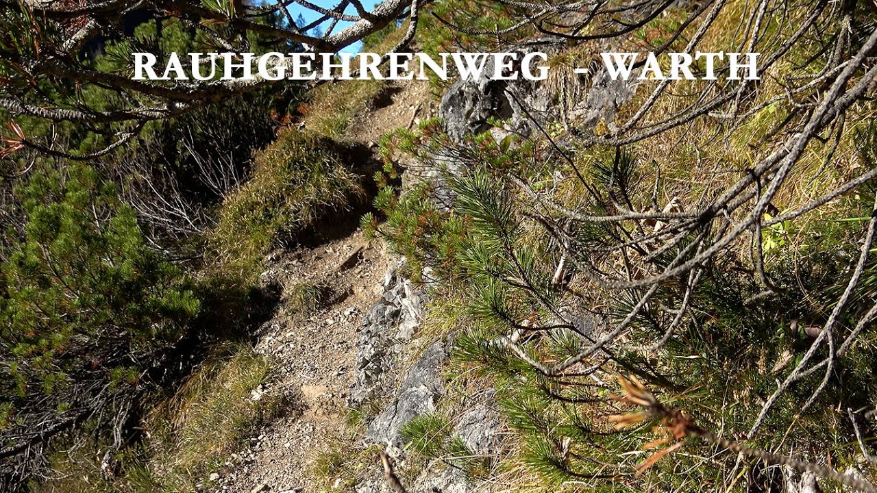 Hochkrumbach - Warth: Via Rauhgehrensteig/weg