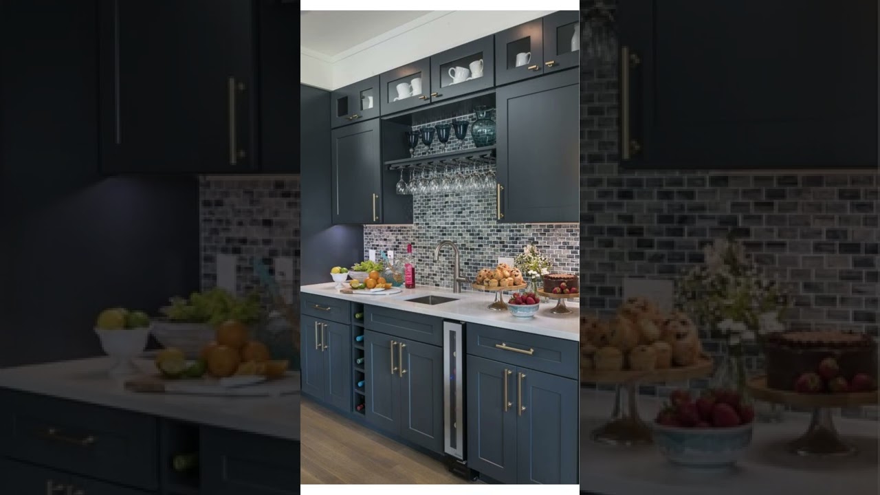 grey kitchen cabinets