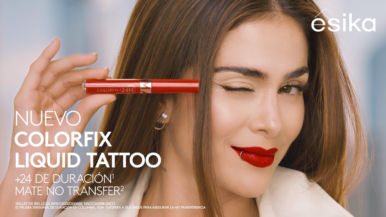 Nuevo COLORFIX Liquid Tattoo &iexcl;El labial mate +24H que conquist&oacute; a Greeicy!
