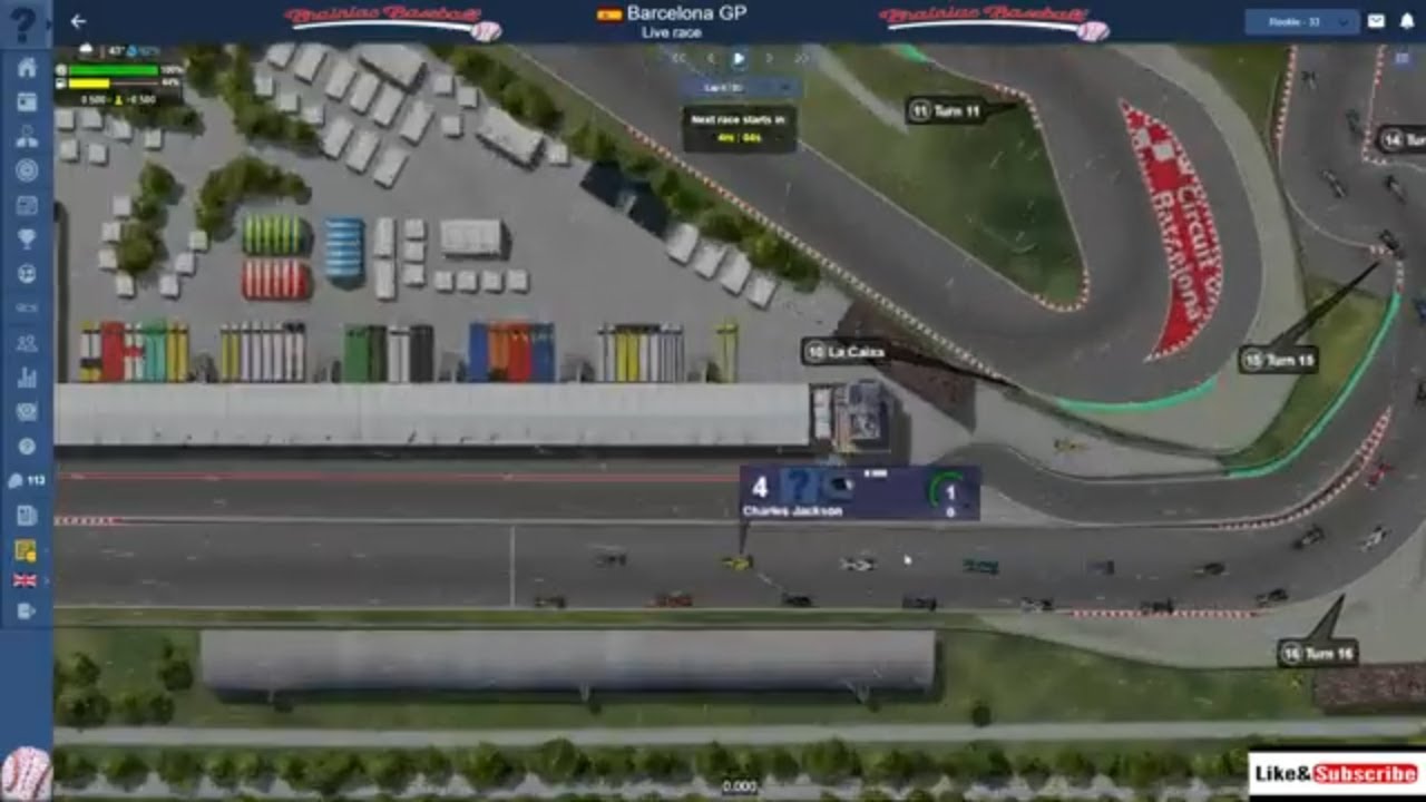 Race 13 - Barcelona, Spain - GPRO: Grand Prix Racing Online